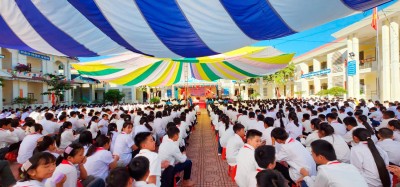 TRƯỜNG THCS VÕ NGUYÊN GIÁP LONG TRỌNG TỔ CHỨC LỄ KHAI GIẢNG NĂM HỌC 2025 – 2026